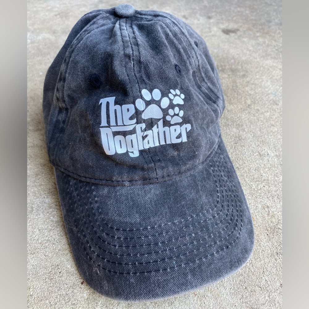 THE DOGFATHER Unisex Hat Dark Gray